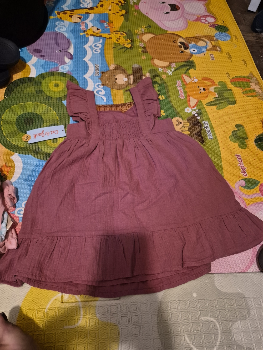 Cat & Jack Dusty Mauve Girls Sundress - Picture 4 of 5